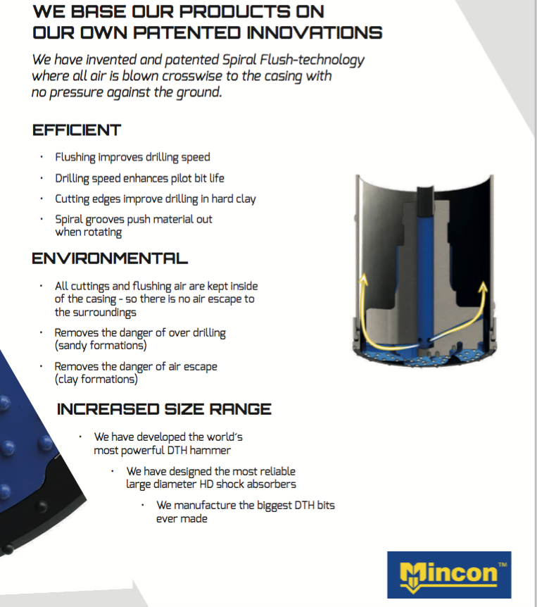 mcon mincon h1 2020 results geotech brochure