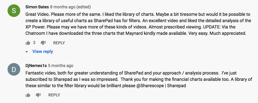 sharepad best stock screener versus stockopedia tutorial comments