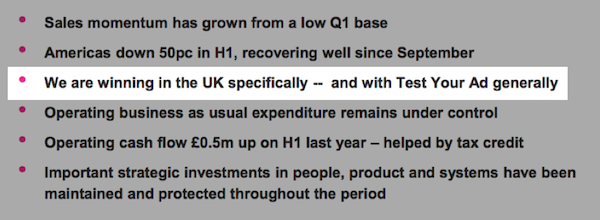 sys1 system1 hy 2020 results winning in the uk